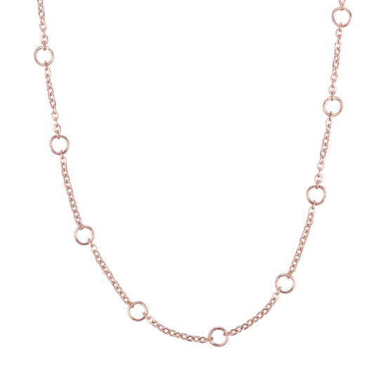 COLLIER ACIER IP ROSE