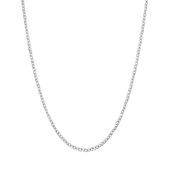 COLLIER LONG EN ACIER POUR FEMMES POUR BRELOQUES AVEC FERMOIR