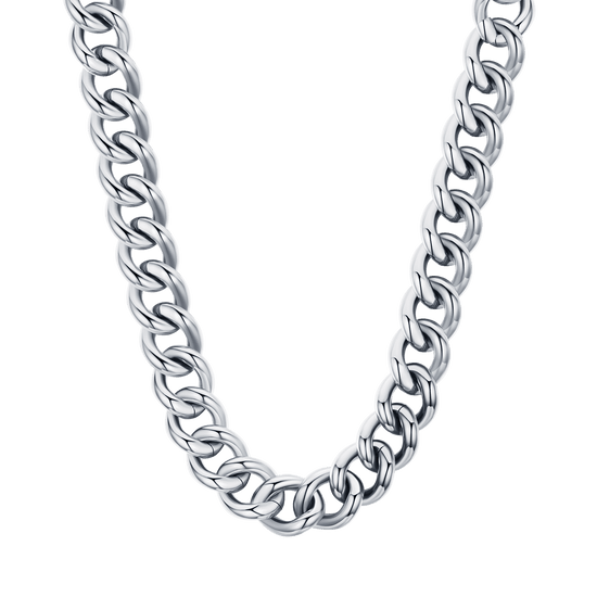 COLLIER POUR FEMME EN ACIER INOXYDABLE AVEC LIEN DE CHAÎNE Luca Barra