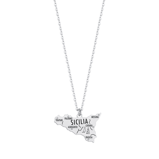 SICILY STEEL COLLIER POUR FEMMES