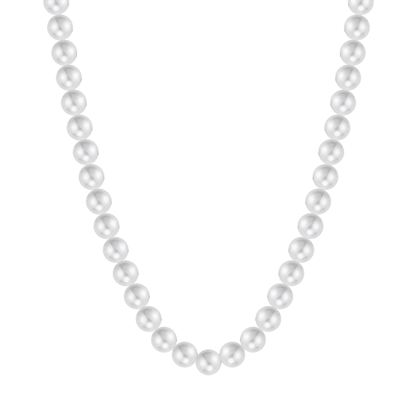 COLLIER DE PERLES BLANCHES