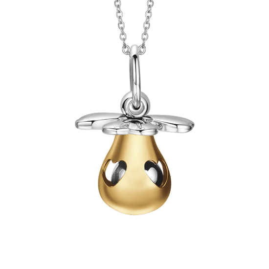 COLLIER APPEL DE L'ANGE EN ACIER DORÉ IP