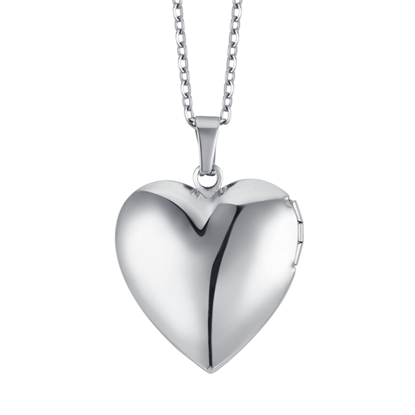 COLLIER EN ACIER POUR FEMMES AVEC CŒUR