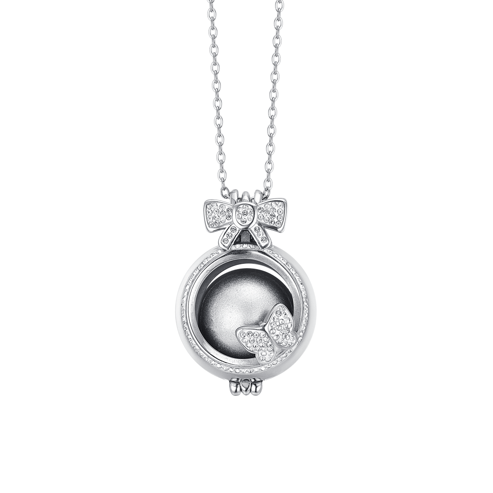 COLLIER FEMME ANGE APPELANT AVEC NOEUD