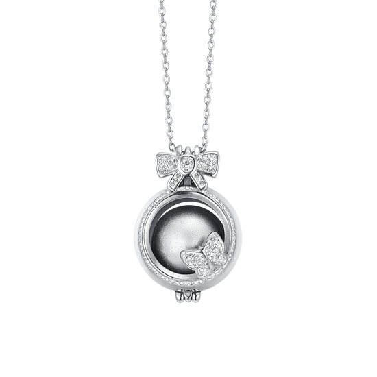 COLLIER FEMME ANGE APPELANT AVEC NOEUD