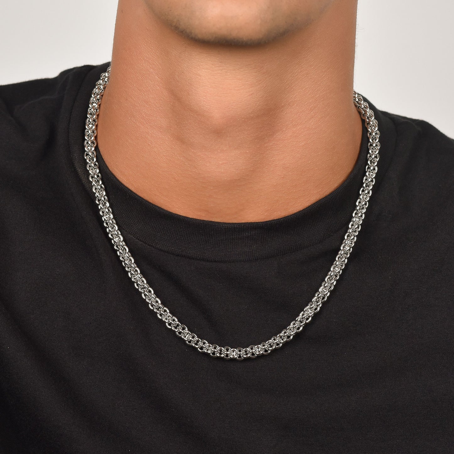 COLLIER EN ACIER POUR HOMMES