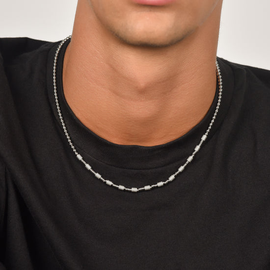 COLLIER EN ACIER POUR HOMMES