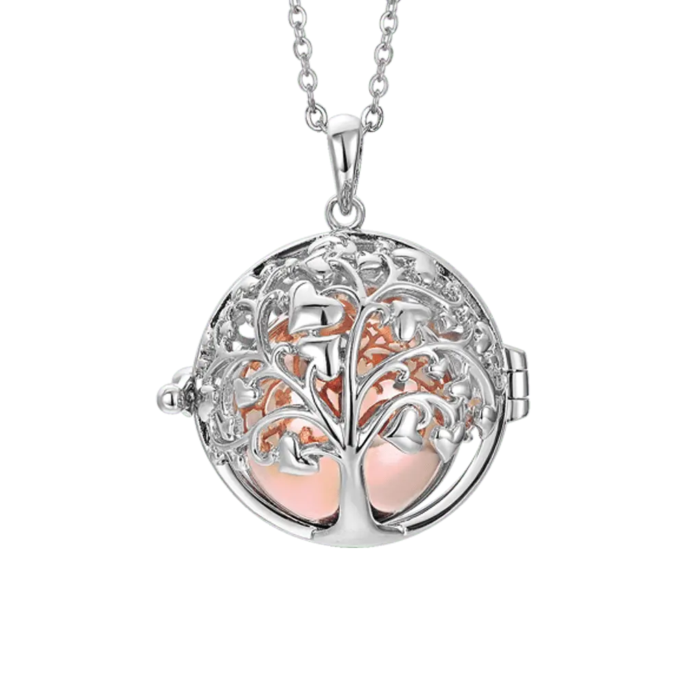 COLLIER ANGE AVEC ARBRE DE VIE EN ACIER Luca Barra