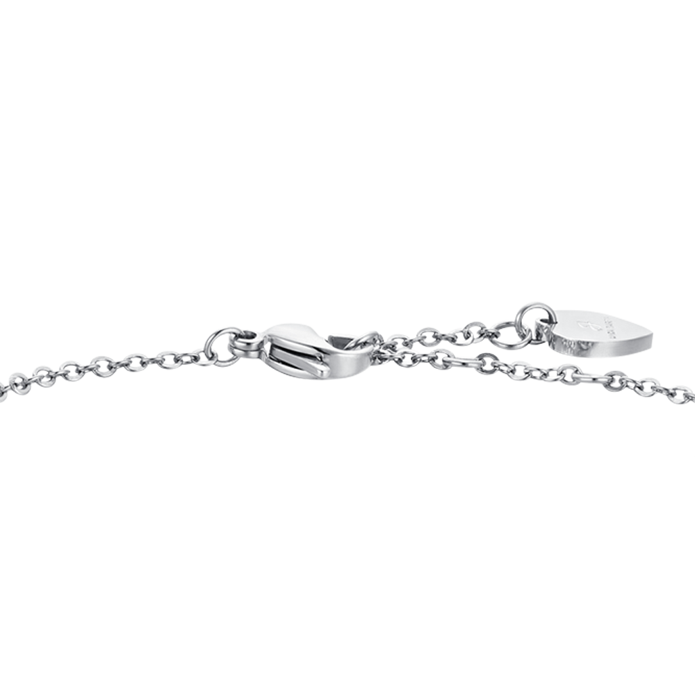 BRACELET DE CHEVILLE POUR FEMME EN ACIER AVEC ÉTOILE SISSI ET ZIRCON CUBIQUE