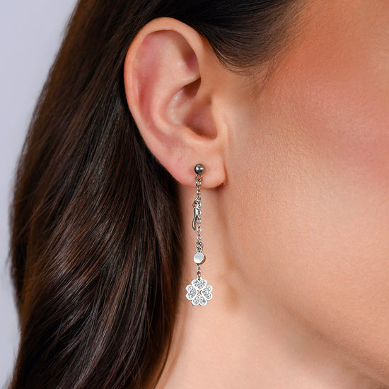 BOUCLES D'OREILLES EN ACIER POUR FEMMES