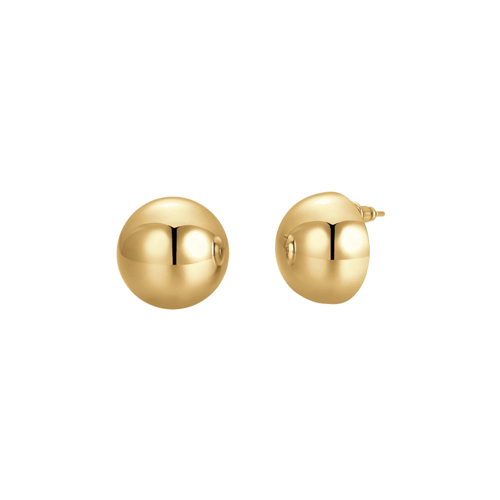 ORECCHINI DONNA A GOCCIA 20 mm IN ACCIAIO IP GOLD