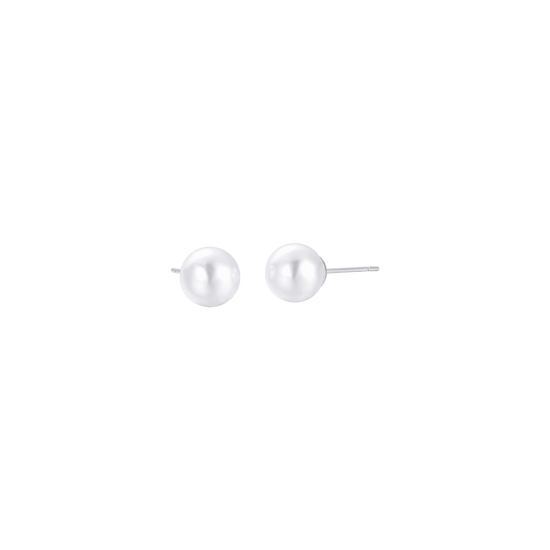 BOUCLES D'OREILLES EN PERLES D'ACIER POUR FEMMES