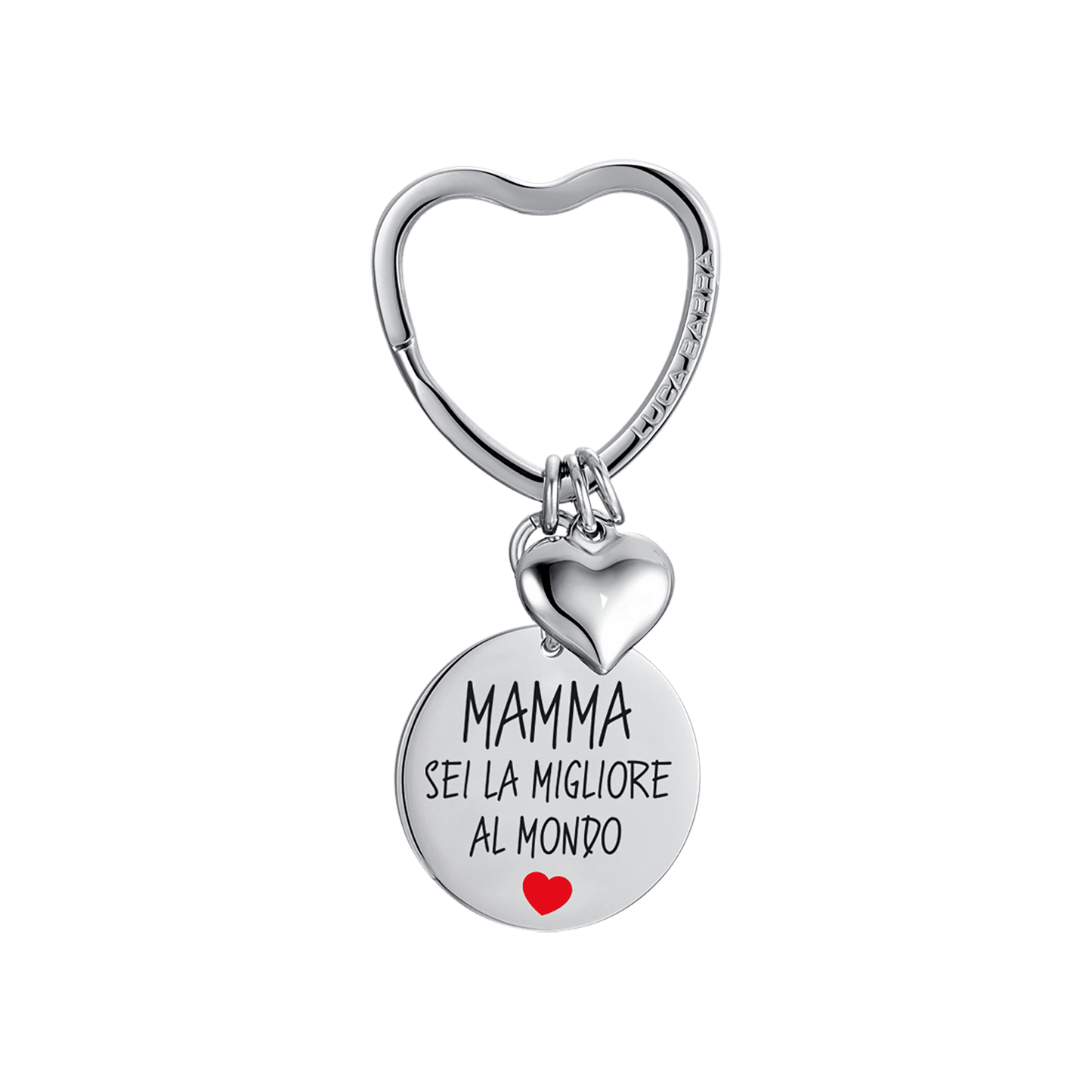 PORTE-CLÉS EN ACIER POUR FEMMES MAMAN TU ES LA MEILLEURE DU MONDE